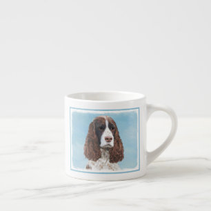Englisch Springer Spanisch Malerei Original Dog Ar Espressotasse