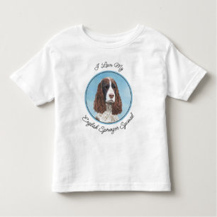 Englisch Springer Spanisch Malerei Original Dog Ar Kleinkind T-shirt