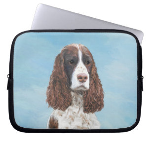 Englisch Springer Spanisch Malerei Original Dog Ar Laptopschutzhülle