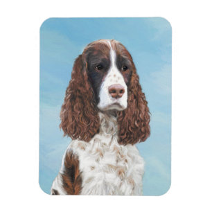 Englisch Springer Spanisch Malerei Original Dog Ar Magnet
