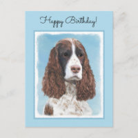 Englisch Springer Spanisch Malerei Original Dog Ar