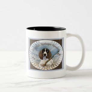 Englisch Springer Spanische Kartenjagd Zweifarbige Tasse