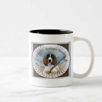 Englisch Springer Spanische Kartenjagd Zweifarbige Tasse