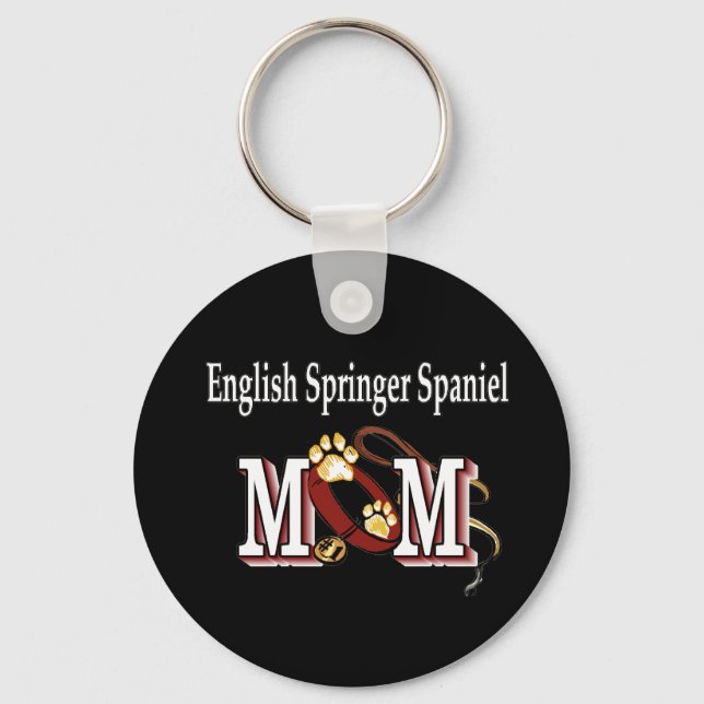 Englisch Springer Spanische Mama Geschenke Schlüsselanhänger (Vorderseite)