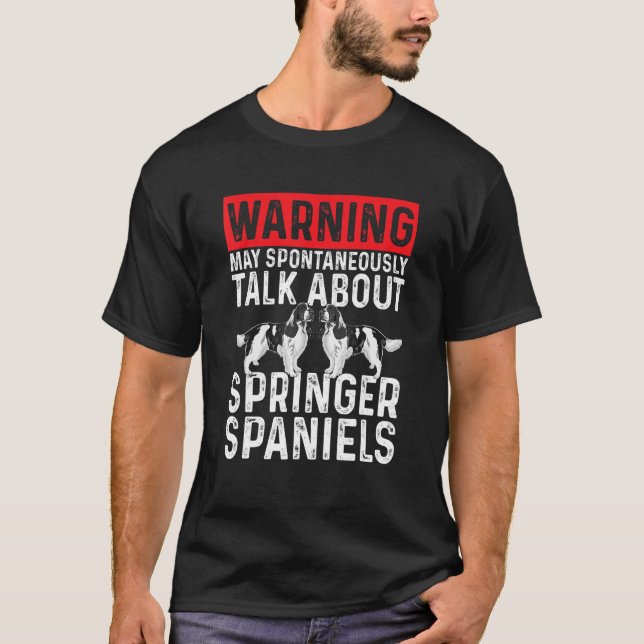 Englisch Springer Spanischer Hund 3 T-Shirt (Vorderseite)