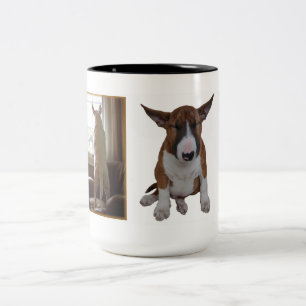 Englisch-Stier-Terrier-Tasse Zweifarbige Tasse