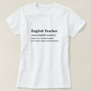 Englisch Teacher Humour Dictionary Definition T-Shirt