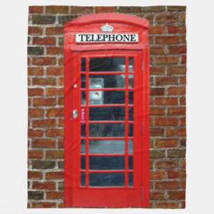 ENGLISCH TELEFON BOOTH Fleece Blankon