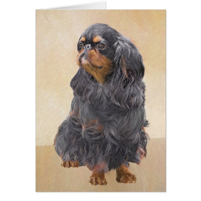 Englisch Toy Spanisch Malerei Original Animal Art (Vorne)