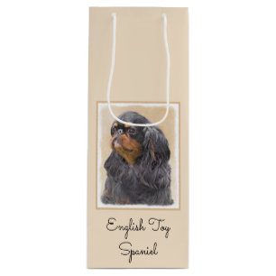 Englisch Toy Spanisch Malerei Original Animal Art Geschenktüte Für Weinflaschen