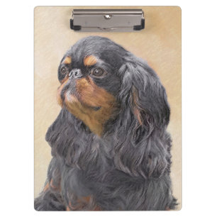 Englisch Toy Spanisch Malerei Original Animal Art Klemmbrett