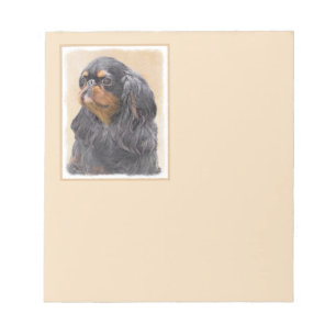 Englisch Toy Spanisch Malerei Original Animal Art Notizblock