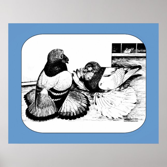 Englisch Trumpeters Poster (Vorne)