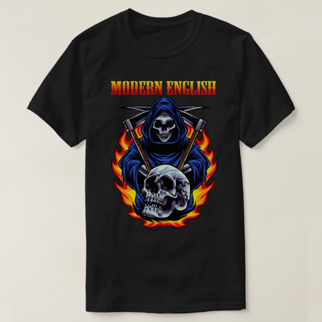 ENGLISCH UND MODERNES T-Shirt 4 (Design vorne)