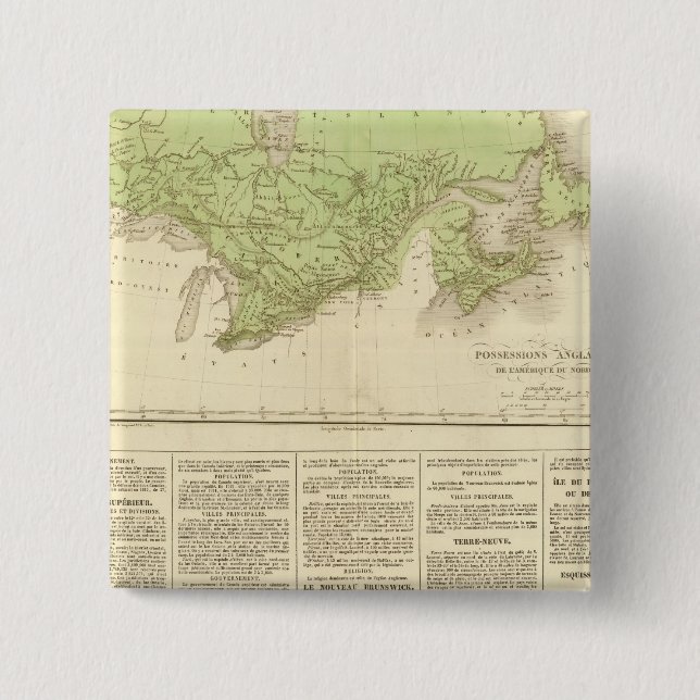 Englische Besitztümer Button (Vorderseite)