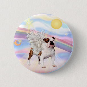 Englische Bulldogge Button