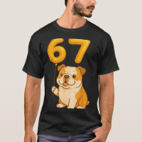 Englische Bulldogge Hund Lustig 67 Meme Sechs Sieb