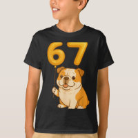 Englische Bulldogge Hund Lustig 67 Meme Sechs Sieb