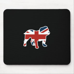 Englische Bulldogge in der Mousepad
