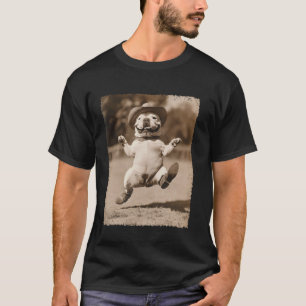 Englische Bulldogge Lustiger Hund Alberner Cowboy T-Shirt
