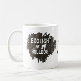 Englische Bulldogge Papa Vatertag Hunde Liebhaber Kaffeetasse
