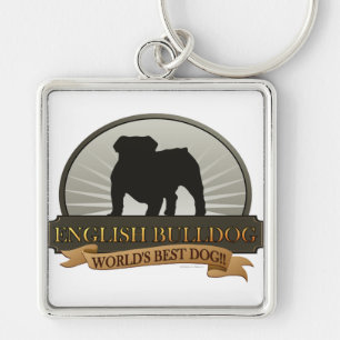 Englische Bulldogge Schlüsselanhänger