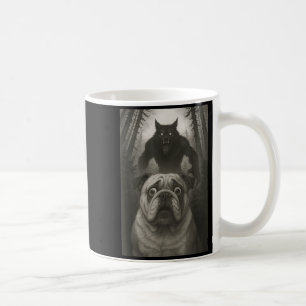 Englische Bulldogge Selfie mit Werwolf Lustig Kaffeetasse