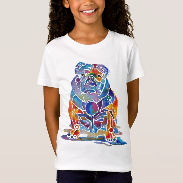 Englische Bulldogge T-Shirt (Vorderseite)