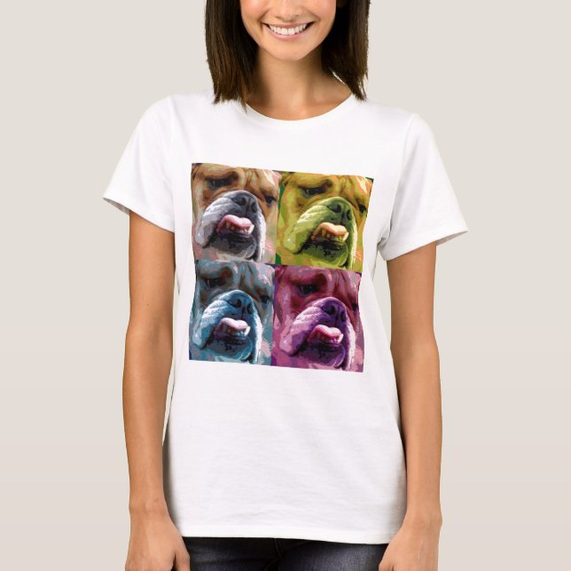 Englische Bulldogge T-Shirt (Vorderseite)