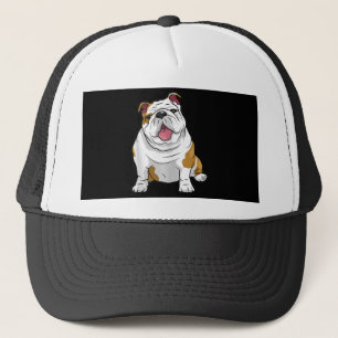 Englische Bulldoggen großartig lustige Bulldoggen- Truckerkappe