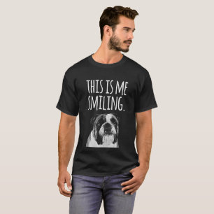Englische Bulldoggen-lustiger T - Shirt dieses ist