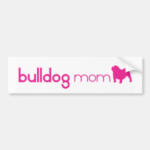 Englische Bulldoggen-Mama Autoaufkleber