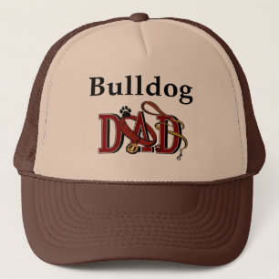 Englische Bulldoggen-Vater-Geschenke Truckerkappe