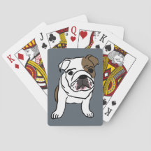 Englische Bulldoggen-Welpen-Schoßhund-Illustration