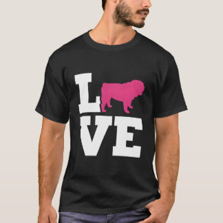 Englische Bulldoggenliebe T-Shirt