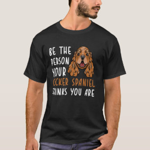 Englische Cocker Spaniel Hundemutter T-Shirt