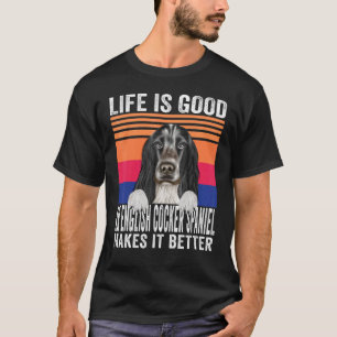 Englische Cocker Spaniels machen Ihr Leben gut Vin T-Shirt