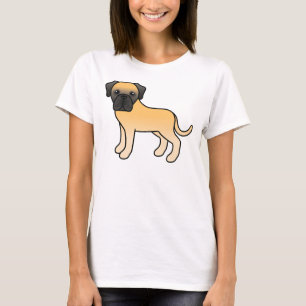 Englische Dogge Cartoon-Hund T-Shirt