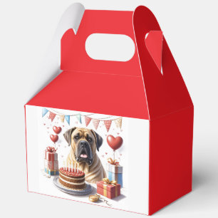 Englische Dogge Mastiff Birthday Geschenkschachtel