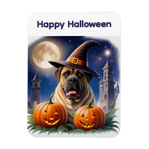 Englische Dogge Mastiff Halloween  Magnet