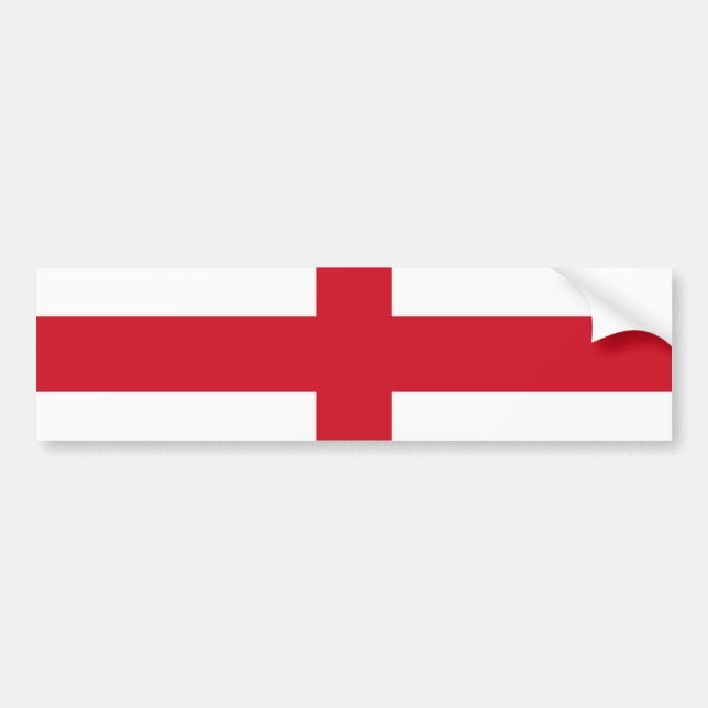 Englische Flagge (England) Autoaufkleber (Vorne)