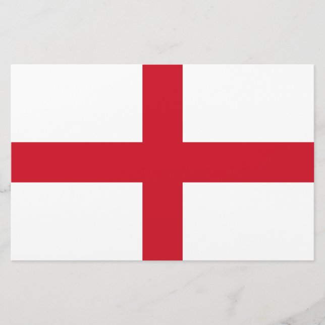 Englische Flagge (England) Briefpapier (Vorderseite)