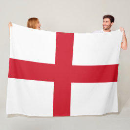 Englische Flagge (England) Fleecedecke