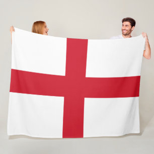 Englische Flagge (England) Fleecedecke