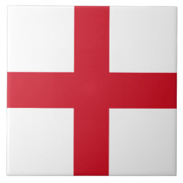 Englische Flagge (England) Fliese