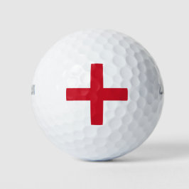 Englische Flagge (England) Golfball