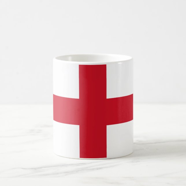 Englische Flagge (England) Kaffeetasse (Mittel)