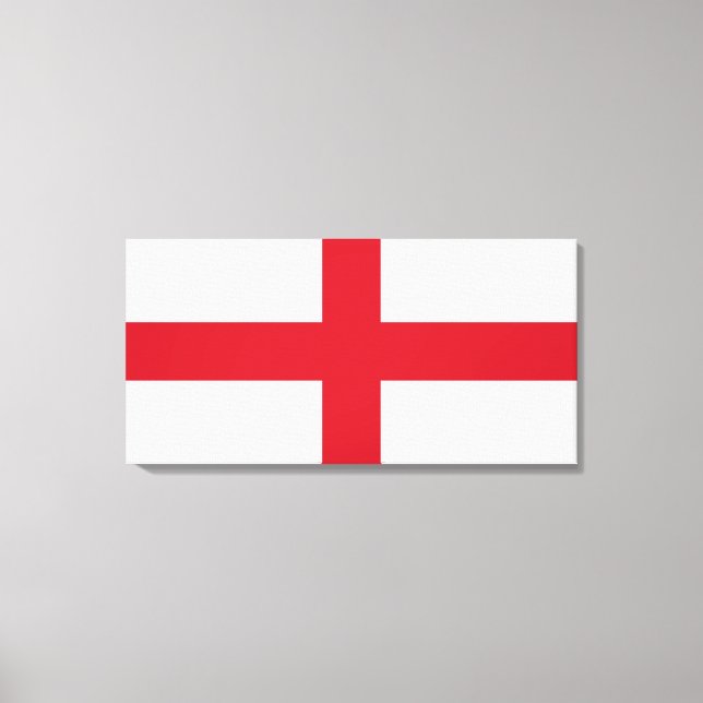 Englische Flagge (England) Leinwanddruck (Vorderseite)