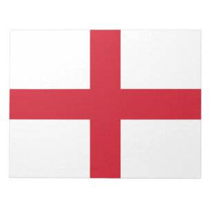 Englische Flagge (England) Notizblock