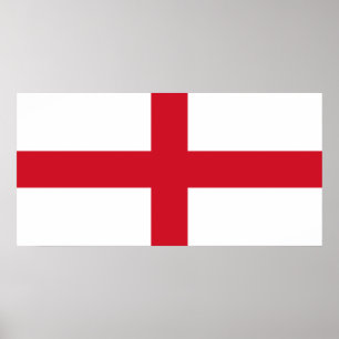 Englische Flagge (England) Poster